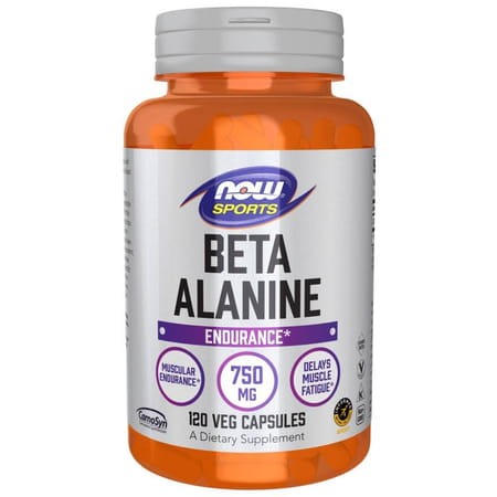 Beta-Alanine 750 mg - 120 kapsułek - Now