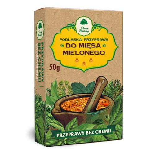 Podlaska przyprawa do mięsa mielonego 50 g - Dary Natury