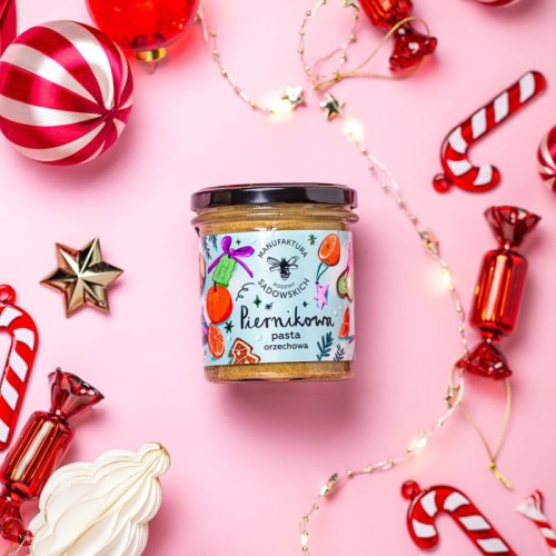 Piernikowa pasta orzechowa 300 g - Manufaktura Rodziny Sadowskich