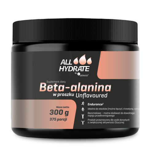 ALLHydrate Beta-Alanina 300 g proszek - Aliness