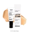 Rozświetlająco-nawilżający krem BB do skóry suchej i normalnej 3,0 W Golden Beige Let's Glow 30 ml - Veoli Botanica