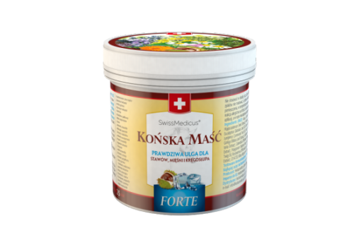 Szwajcarska końska maść chłodząca forte 250 ml - Herbamedicus