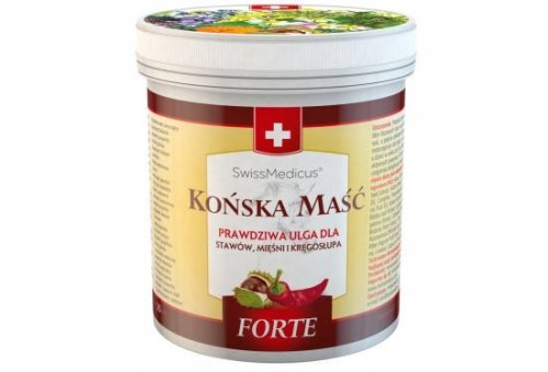 Szwajcarska końska maść rozgrzewająca forte 250 ml - Herbamedicus