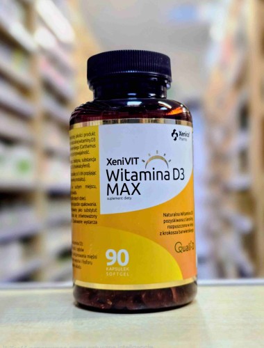Witamina D3 MAX 10 000 IU 90 kapsułek - Xenico Pharma