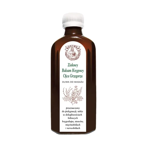 Ziołowy Balsam Kręgowy Ojca Grzegorza - oliwa do masażu 100 ml - Bonimed
