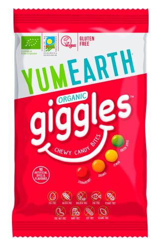 Draże miękkie Giggles EKO 40 g - YumEarth Organic