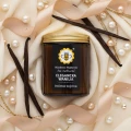 Elegancka Wanilia świeca z wosku sojowego 180 ml - Miodowa Mydlarnia