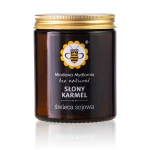 Słony Karmel świeca z wosku sojowego 180 ml - Miodowa Mydlarnia