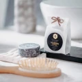 Szampon w kostce miodowo węglowy re-fill 70 g - Miodowa Mydlarnia