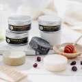 Szampon w kostce miodowo-węglowy 70 g - Miodowa Mydlarnia
