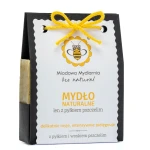 Mydło naturalne Len z Pyłkiem Pszczelim 95 g - Miodowa Mydlarnia