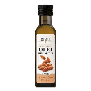 Olej migdałowy zimnotłoczony 100 ml - Olvita