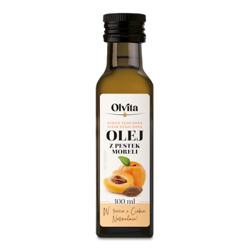 Olej z pestek moreli tłoczony na zimno 100 ml - Olvita