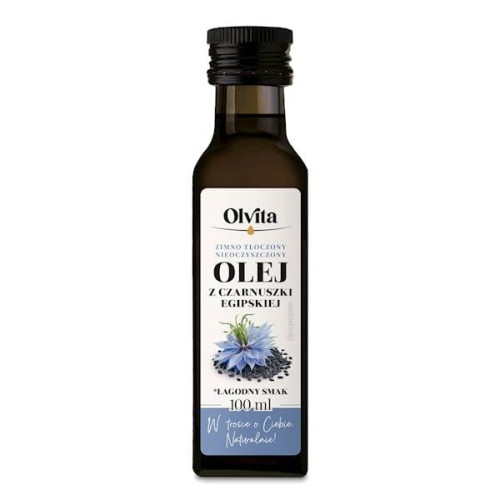 Olej z czarnuszki zimnotłoczony kraj pochodzenia Polska 100 ml - Olvita