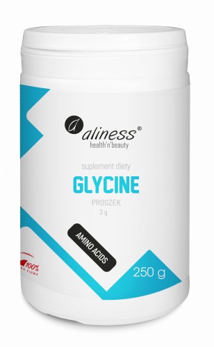 Glycine glicyna proszek 250 g - Aliness