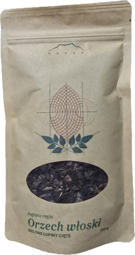 Orzech włoski zielone łupiny cięte 100 g - Nanga