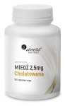 Miedź chelatowana 2,5 mg 100 tabletek vege - Aliness