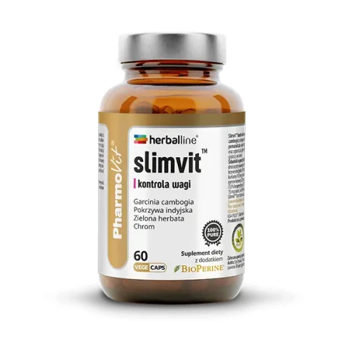 Slimvit™ kontrola wagi Herballine 60 kapsułek vege - PharmoVit