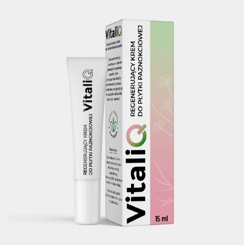VitaliQ regenerujący krem do płytki paznokciowej 15 ml - BioceriQ