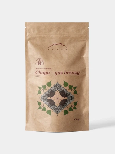 Guz brzozy cięty Chaga 100 g - Nanga