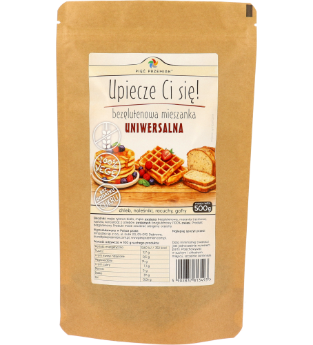 Mieszanka uniwersalna bezglutenowa 500 g - Pięć Przemian