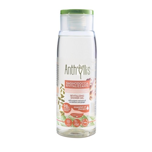 Bio żel pod prysznic rewitalizujący z ekstraktami z organicznego kardamonu i imbiru 300 ml - Anthyllis