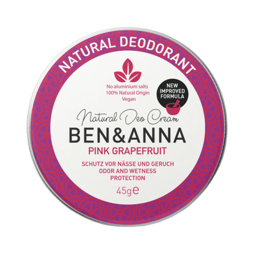 Naturalny dezodorant na bazie sody Pink Grapefruit 45 g - Ben&Anna