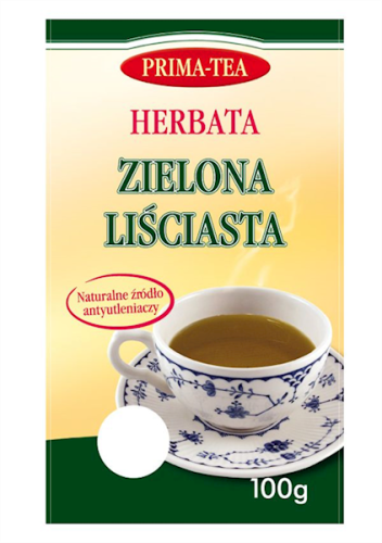 Herbata zielona liściasta 100 g - Prima-Tea