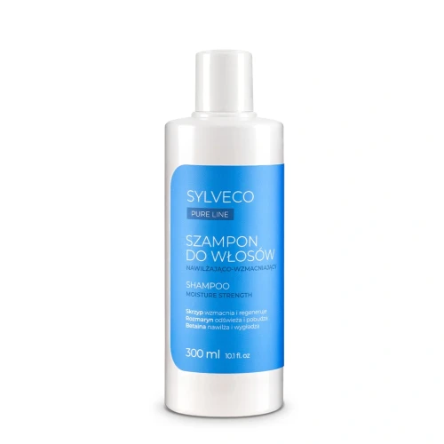 Szampon do włosów nawilżająco-wzmacniający 300 ml - Sylveco Pure Line
