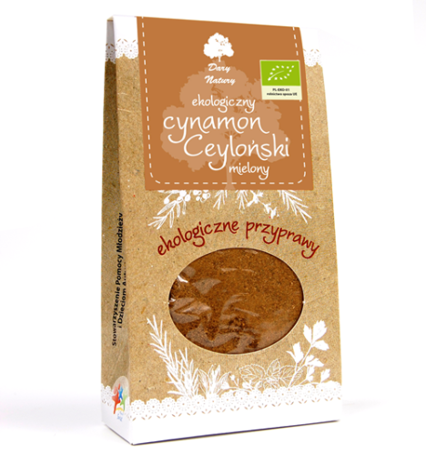 Cynamon cejloński mielony EKO 50 g - Dary Natury