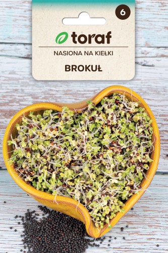 Brokuł (Raab) nasiona na kiełki 10 g - Toraf
