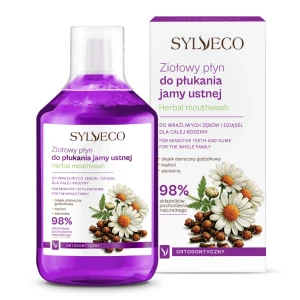Ziołowy płyn do płukania jamy ustnej ortodontyczny 500 ml - Sylveco