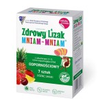 Zdrowy lizak Mniam-Mniam bez cukru różne smaki 7 sztuk + naklejka 42 g - Starpharma