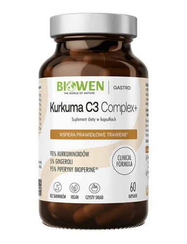 Kurkuma C3 Complex + 60 kapsułek - Biowen