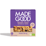 Batoniki granola crunchy z czerwonymi owocami bezglutenowe BIO (6 x 24 g) 144 g - Made Good