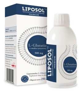 Liposol™ Liposomalny L-Glutation 500 mg smak cytrynowy 250 ml - Aliness
