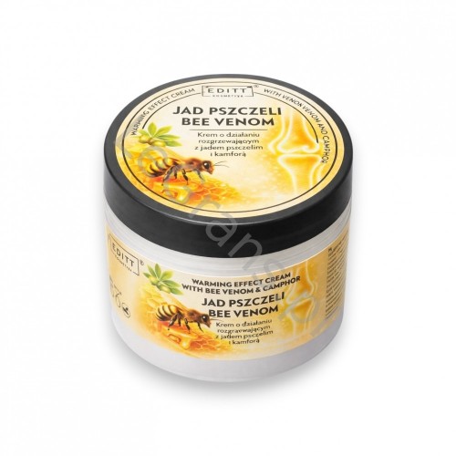 Krem z jadem pszczelim Bee Venom rozgrzewający z Kamforą 220 g - Editt