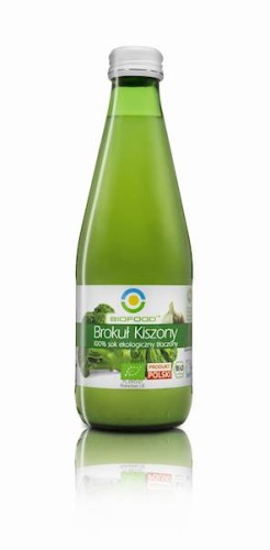 Brokuł kiszony 100% sok ekologiczny tłoczony BIO 300 ml - Bio Food