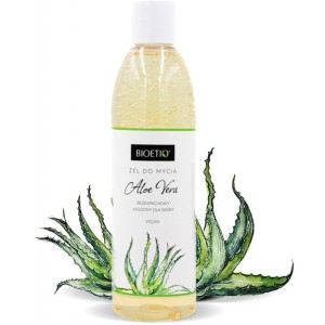 PRZECENA! (krótki termin) Naturalny żel do mycia ciała Aloe Vera 300 ml - Bioetiq