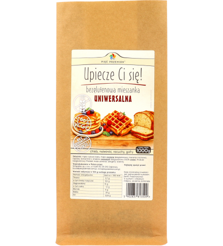 Mieszanka uniwersalna bezglutenowa 1 kg - Pięć Przemian