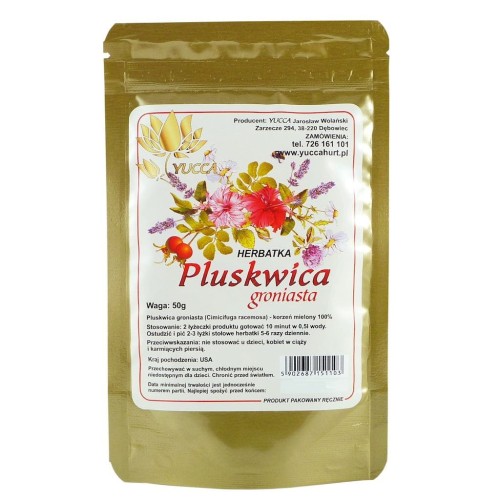 Pluskwica groniasta korzeń mielony 50 g - Yucca