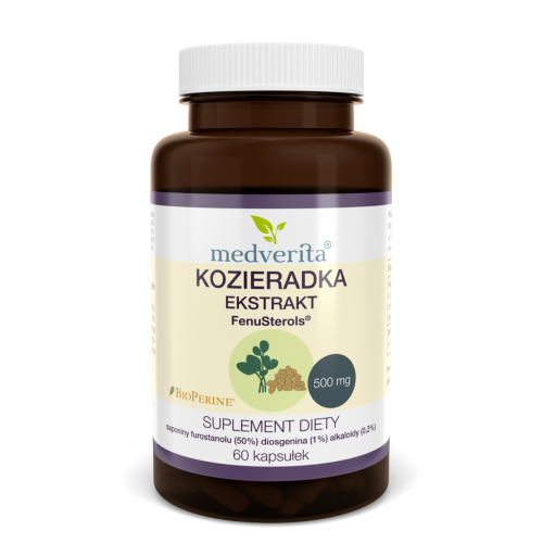 Kozieradka FenuSterols ekstrakt 60 kapsułek - Medverita