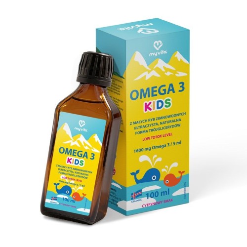 Omega 3 KIDS w płynie 100 ml - MyVita