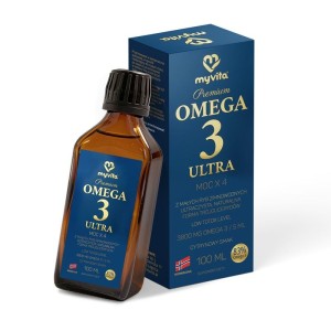 Omega 3 ULTRA cytrynowa w płynie 200 ml - MyVita