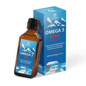 Omega 3 MAX cytrynowa w płynie 200 ml - MyVita