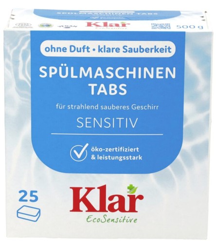 Tabletki do zmywarek ECO 25 szt - Klar