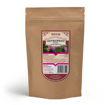 Ostropest plamisty mielony odtłuszczony 500 g - Biooil