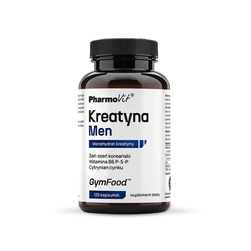 Kreatyna Men 125 kapsułek - GymFood PharmoVit