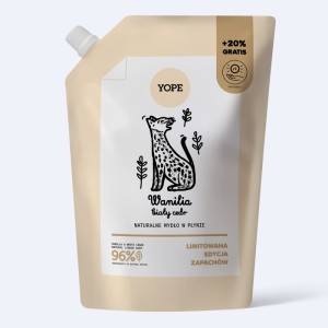 Mydło w płynie do rąk Wanilia i Biały Cedr refill 600 ml - Yope