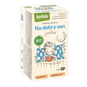 Herbatka dla dzieci na sen z melisą BIO fix 20 x 2 g (saszetki) - Apotheke 